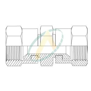 Union Droit Femelle Tournant 7 8 JIC Femelle Tournant 7 8 JIC