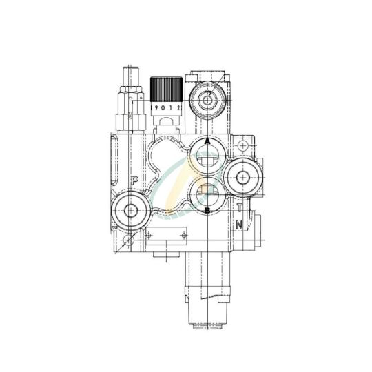 Distributeur Monobloc L Min Double Effet Centre Ouvert Crant