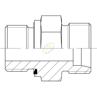 Raccord hydraulique male kit verin CL-OC-0801/OC-0802