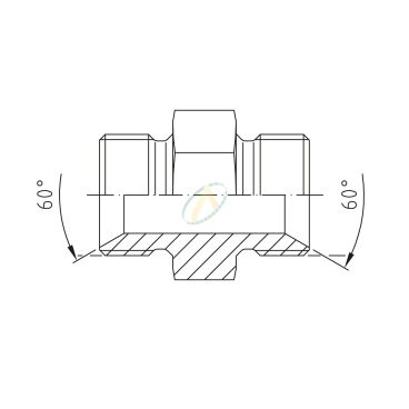 Adaptateur droit mâle 3/8 BSPP - mâle M18X150